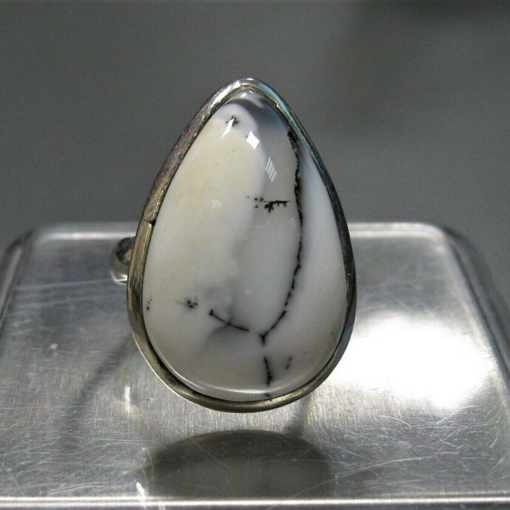 Large Ukrainian Solid Sterling Silver 925 White A… - image 1